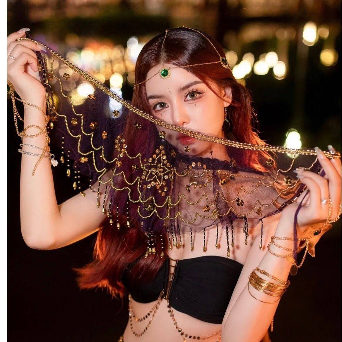 BLACK PLUM VEIL - E62